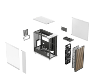 FRACTAL DESIGN North XL Chalk White TG Clear FD-C-NOR1X-04 - 1228501 - zdjęcie 10